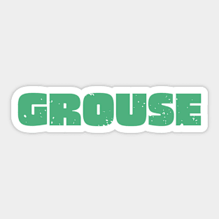 Grouse Sticker